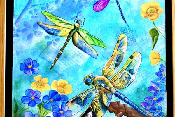 dragonfly-dance-9x12-canvas-board